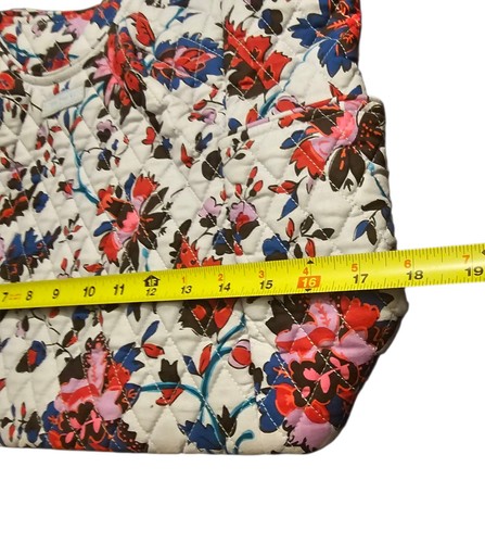 Vera Bradley Vineyard Floral Large Glenna Satchel Beuteltasche Schultertasche Handtasche Neu mit Etikett - Bild 6 von 14