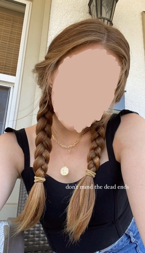 Human Hair Ponytail Haircut, Caucasian Female 27 Years Old - Virgin Strawberry! - Picture 2 of 20