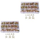 2 Count Schlauchklemmen Sortiment Kühlerschlauch Edelstahlklemmen