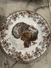 Williams Sonoma Plymouth Turkey Dinner Plates Set of 4 NEW Thansksgiving