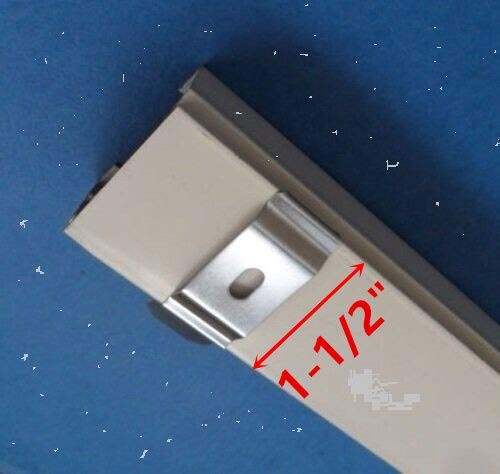 L Bracketpcs" Length White Color for Vertical Blinds with Headrail 5inch 4 - Picture 8 of 8