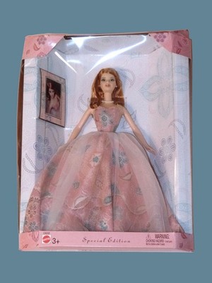 NRFB 2003 Mattel Batik Princess Barbie Special Edition Redhead Pink Floral Y2K