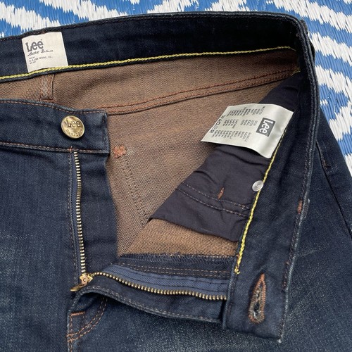 LEE Scarlett Women's Skinny Cropped Jeans W32 L33 Blue Stretch Denim Mid Rise - Picture 10 of 21