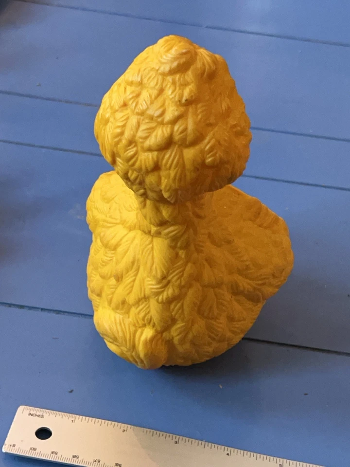 Espejo de juguete vintage Sesame Street Big Bird 1971 plástico moldeado bebé 8,5" Foto 3 de 4