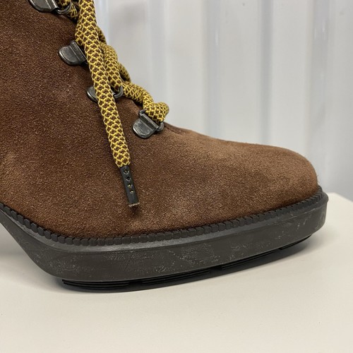 Aquatalia Ihana braun Wildleder wasserabweisend Schnürstiefel Damengröße US 8,5 - Bild 3 von 17