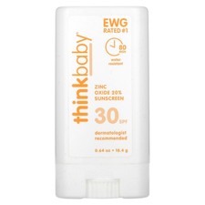 Think Thinkbaby Sunscreen Stick SPF 30 0 64 oz 18 4 g B Corp, BPA-Free, Not