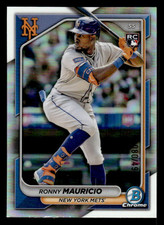 Ronny Mauricio 2024 Bowman Chrome #24 Refractors #080/499