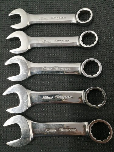 SNAP-ON Combination Wrench Set OXIM710B Mechanic Tool Kit - Picture 3 of 3