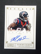 Keshawn Martin 2012 PANINI NATIONAL TREASURES RC CENTURY AUTO 23/49 Card #255