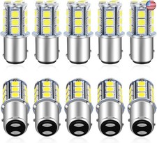 Qoope 1157 LED Bulb White 2357 2057 BAY15D 7528 LED Bulbs Replacement for Brake