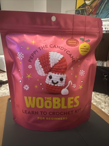 Neu/Versiegelt Wackel Häkelset - Peppi die Zuckerstange - Limitierte Feiertagsausgabe - Bild 1 von 2