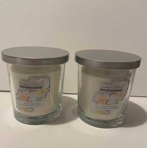 Yankee Home Inspirations Candle Tumbler Glas Duft Cozy Cotton 200g x2 - Bild 1 von 3