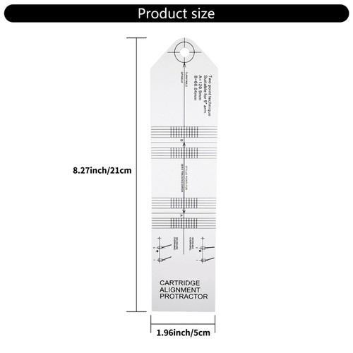 Acrylic Gauge Ruler Calibration Distance Gauge Alignment Protractor Tool - Picture 8 of 8