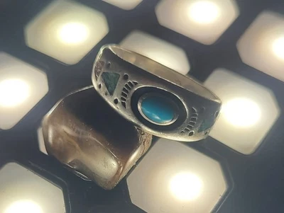 Navajo indianer Schmuck Silber Ring 925 Sterlingsilber 