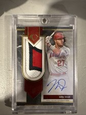 2024 Topps Diamond Icons Icons Chrome Autographs Mike Trout #ACC-MT/5(AU)
