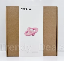 Ikea STRALA LED decorative table lamp, plastic/battery operated, pink - NEW