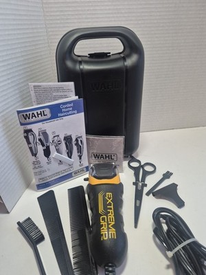 Wahl Extreme Grip Hair Clippers   Lightly Used, Complete Set With Case/ Manuals.