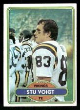 1980 Topps Stu Voigt #387 Minnesota Vikings