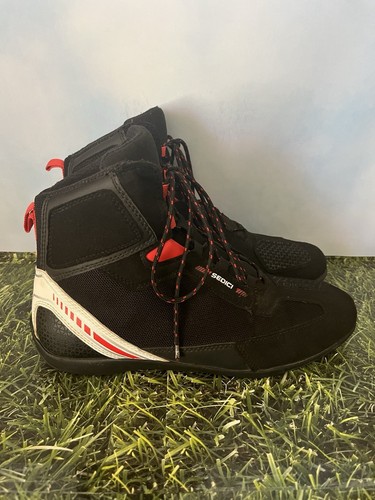 Men’s Sedici Sportiva Motorcycle Riding Shoes Lace Up. Size 10