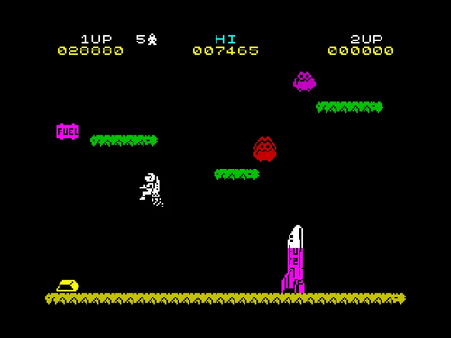 Sinclair ZX Spectrum - Modèle d'affichage de vaisseaux spatiaux Jetpac *AFFRANCHISSEMENT GRATUIT AU ROYAUME-UNI* - Photo 3/5