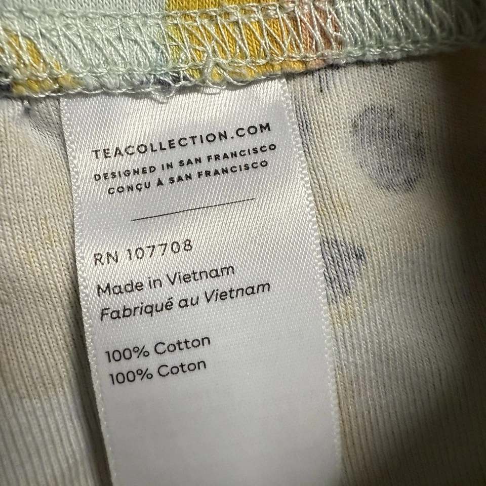 Tea Collection In Your Dreams Pajama Shorts in Rainbow Cheetah Size 7 EUC - Image 4 of 4