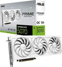 Asus Prime nVidia GeForce RTX 5070 White OC Graphics Card SFF 12GB GDDR7 OB