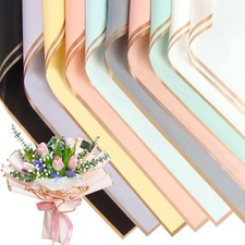 20 Sheets Flower Wrapping Paper,Waterproof Florist Bouquet Wrapping Paper Suppli