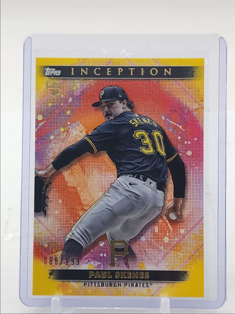 PAUL SKENES 2024 TOPPS INCEPTION ROOKIE YELLOW PIRATES RC /199 Q4738