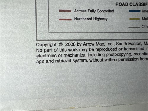 Metro Worcester Central Massachusetts Street Atlas 2008 Kappa Guide American Map - Picture 5 of 16