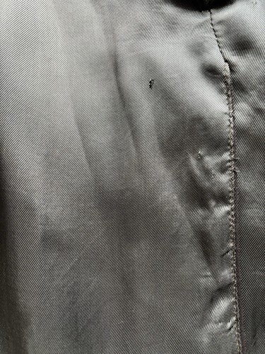 Vintage McGregor USA Jacket 42 Long Military Green Button Down Trench Mens Coat - Picture 14 of 18