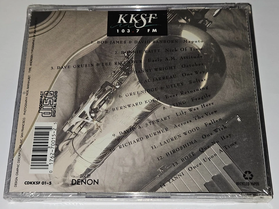 KKSF 103.7 FM Sampler for AIDS Relief 3 CD 14 Songs Bonnie Raitt+ *NEW/SEALED* Foto 2 de 4