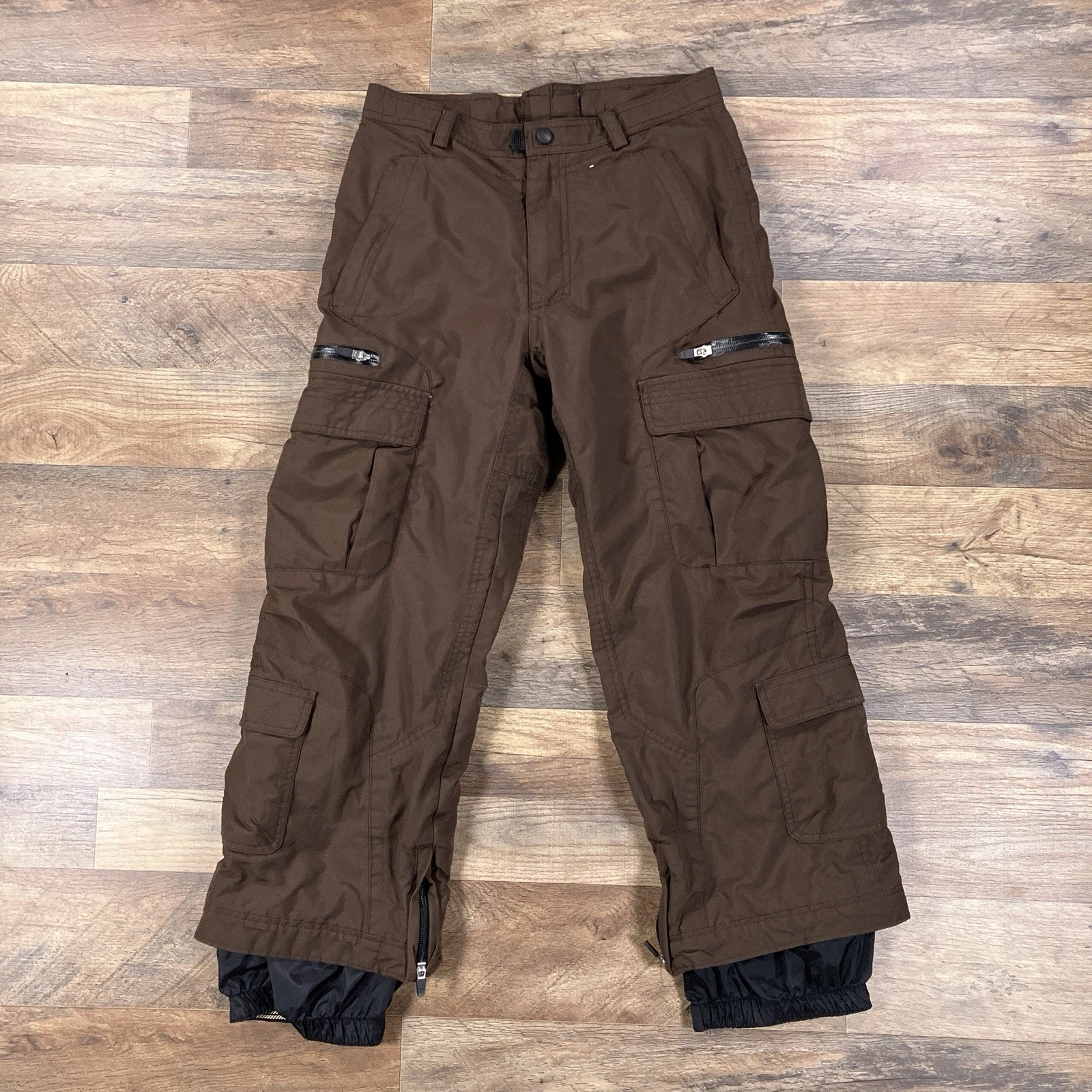 Obermeyer Ski Pants Girls 12 Brown Lined Snowboard Snow Pants Outdoor