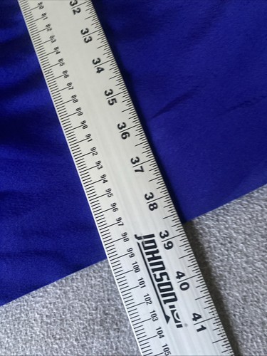 Oscar de la Renta Seide Schal Kleid 10 blau Made in Italy gefüttert Taschen Party EUC - Bild 14 von 24