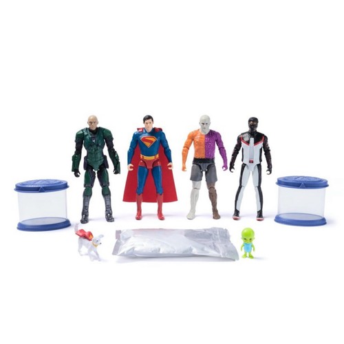 "Juego de figuras de acción DC Comics Superman TRGX 6"" paquete de 4" - Imagen 4 de 5