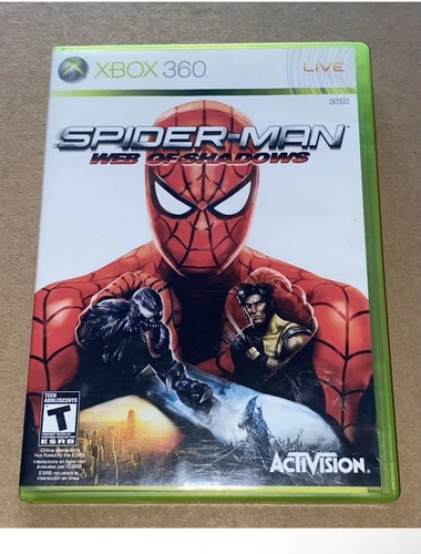 Spiderman Web of Shadows CIB Complete With Manual - Xbox 360 *Tested