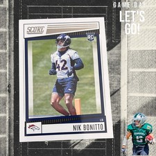 Panini Score Football 2022 NFL Karte Nr. 317 Nik Bonitto