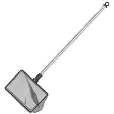 Aquarium Fish Net Extendable Long Handle Betta Tank Small Koi Pond Pool 9-24''