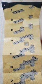 Vintage Lego 1984 Star Patrol Launcher 6871  Instructions and  2 minifigure