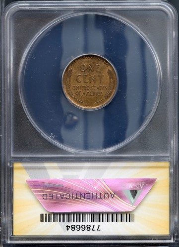 Key Date 1909 1c VDB Lincoln Head Cent MS 63 RB ANACS # 7786684 + Bonus - Picture 2 of 2