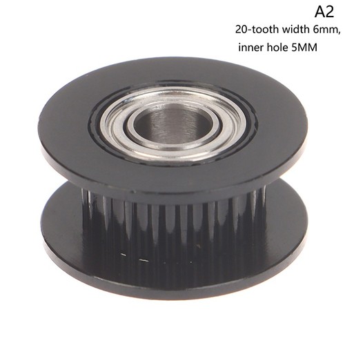 GT2 Idler Timing Pulley 16/20-Teeth W 3/4/5mm Aluminium Gear Teeth Width 6/10mm - Bild 11 von 19