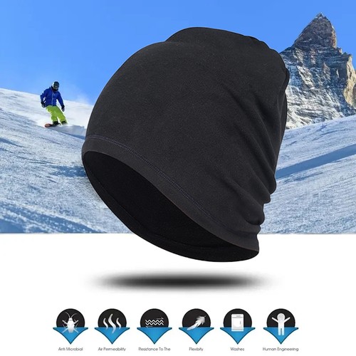 Military Tactical Skull Cap Winter Warm Fleece Windproof Ski Beanie Hats Outdoor - Picture 2 of 9