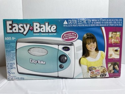 2007 HASBRO EASY BAKE OVEN / SNACK CTR TEAL + WHITE new sealed