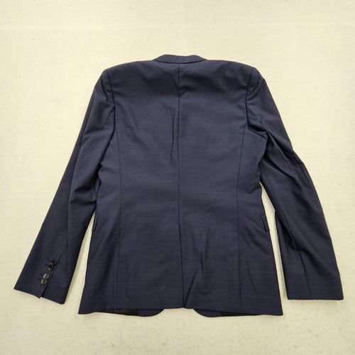 HUGO BOSS Mens 40R Super 100 Modern Fit Blue 100% Wool Suit Jacket Blazer - Picture 11 of 11