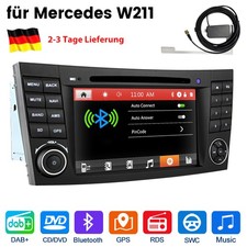 DAB+ CD DVD USB WIFI  Autoradio 7''GPS Navi F&uuml;r Mercedes Benz E-Klasse W211 W219