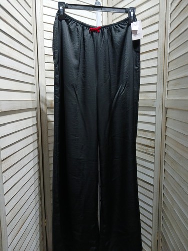 Auden Womens Pajama Set Size S Black Long Sleeves Button Up Top Pull On Pants - Picture 12 of 23