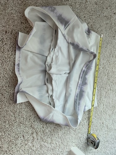 Lululemon Run-Pace Rival Damenrock Stretch Golf Skort Größe 2 weiß bunt - Bild 14 von 17