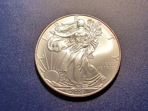 2009 Gem BU American Silver Eagle