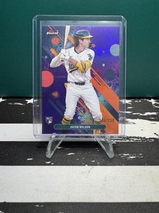 2025 Topps Finest Jacob Wilson /250 Purple Refractor  Common RC