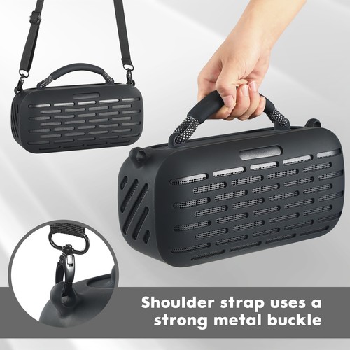 Estuche de silicona con altavoz Bluetooth portátil para Bose SoundLink Max con correa para el hombro - Imagen 13 de 25