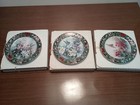 3 Lena Liu’s Bradford Edition Hummingbird Treasury Plates For Home Decor
